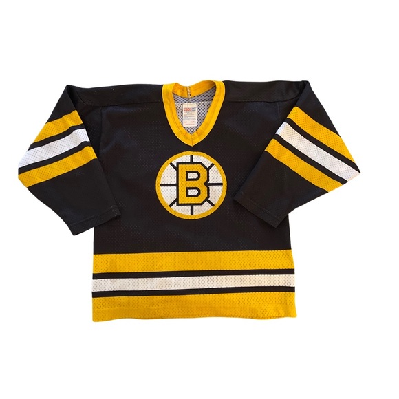 CCM Shirts & Tops Vintage Ccm Bruins Youth Hockey Jersey Size Sm Poshmark